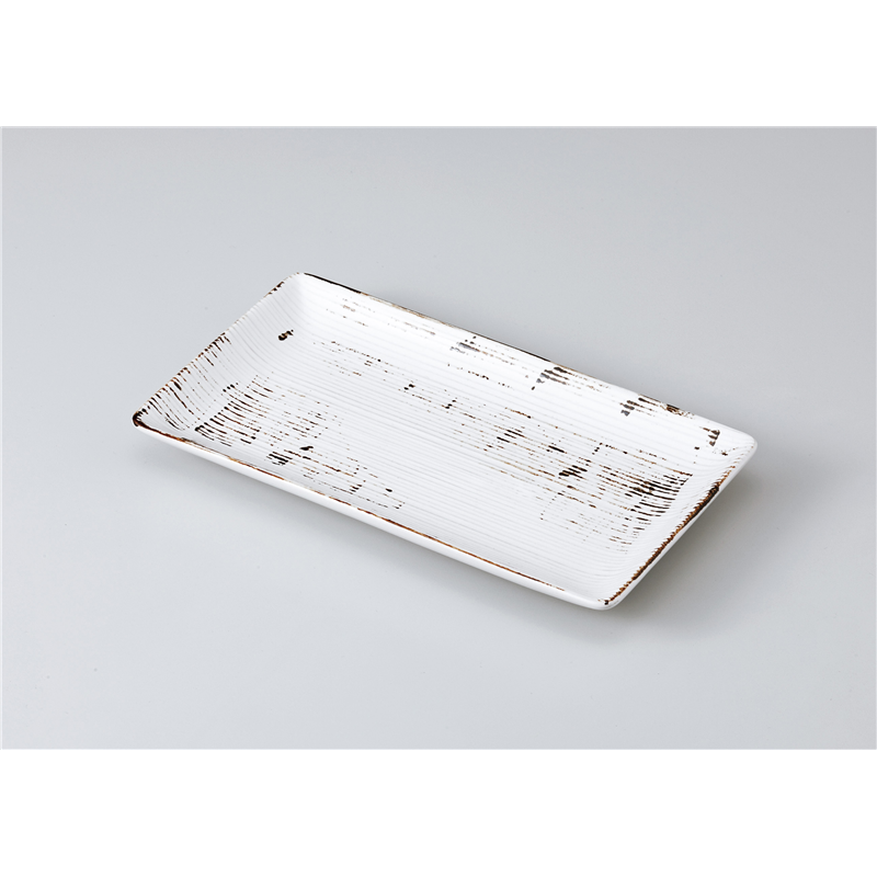 古林陶器 焼物皿 錆粉引千段焼物皿 1013150308 1個（ご注文単位1個）【直送品】