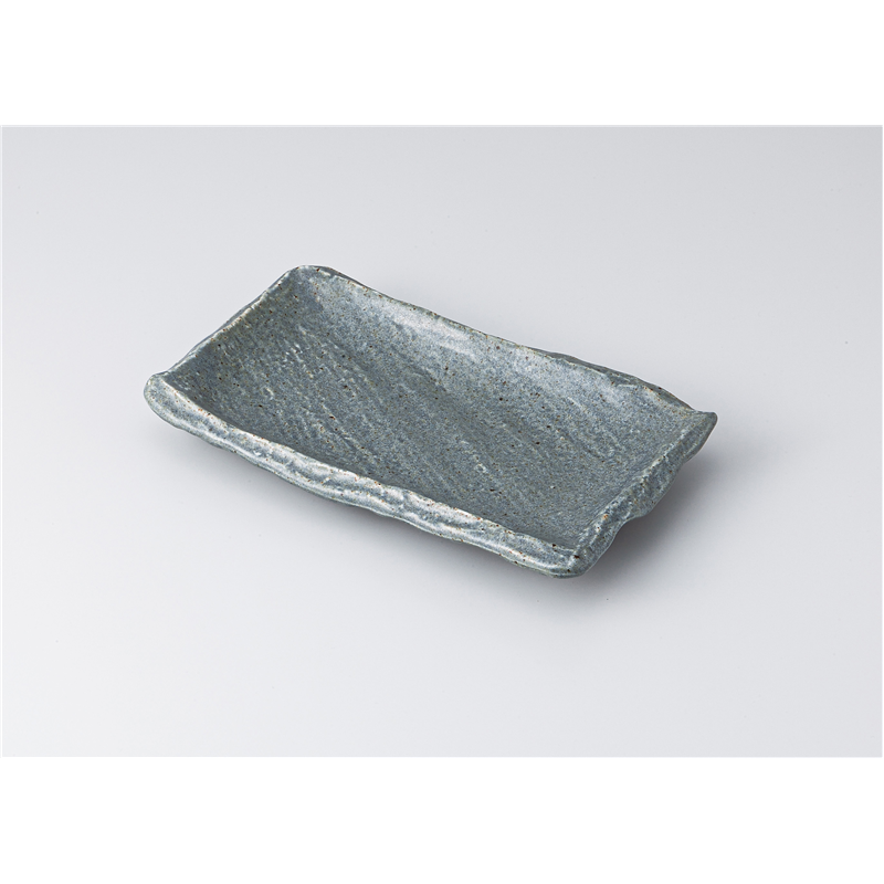 古林陶器 焼物皿 匠焼物皿 土物風ブルー 1312910151 1個（ご注文単位1個）【直送品】