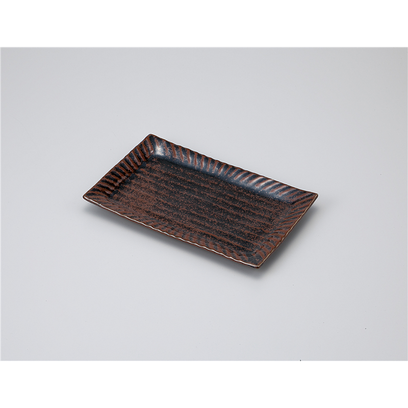 古林陶器 焼物皿 窯変天目22cm焼物皿 1113530163 1個（ご注文単位1個）【直送品】