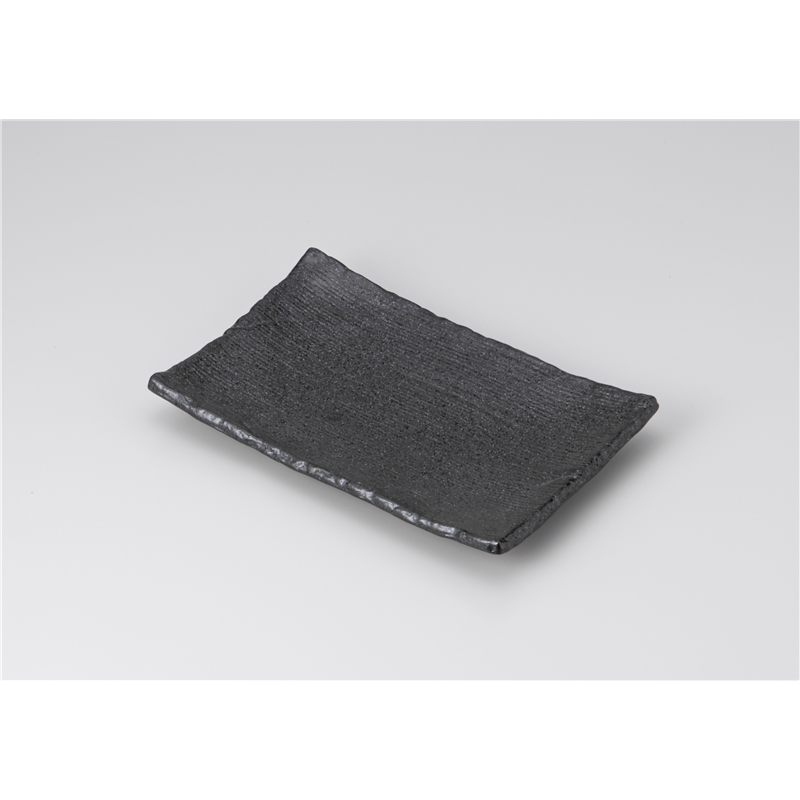 古林陶器 焼物皿 黒備前凛焼物皿 1213820161 1個（ご注文単位1個）【直送品】