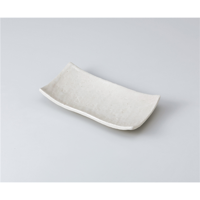 古林陶器 焼物皿 白志野浜付焼物皿 1014450579 1個（ご注文単位1個）【直送品】