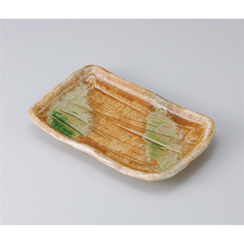 古林陶器 焼物皿 そぎ型焼物皿 伊賀 513150161 1個（ご注文単位1個）【直送品】