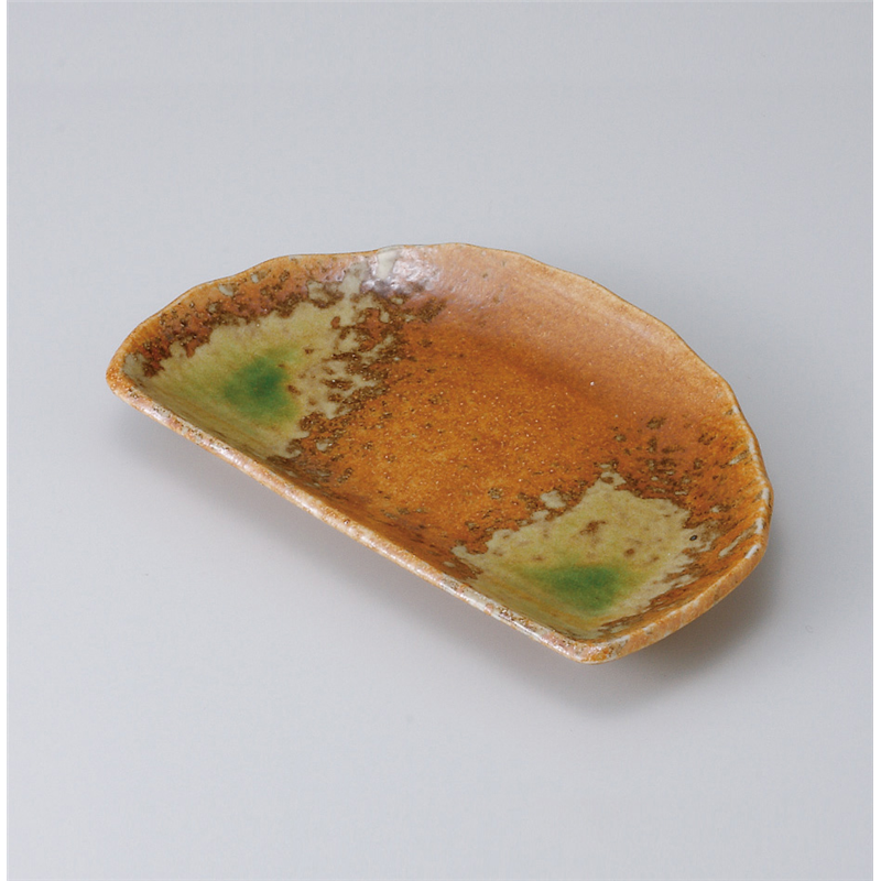 古林陶器 焼物皿 半月皿 伊賀 513150361 1個（ご注文単位1個）【直送品】