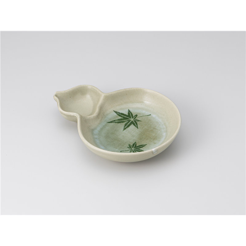 古林陶器 焼物皿 ビードロ紅葉ヒサゴ仕切皿 542600474 1個（ご注文単位1個）【直送品】