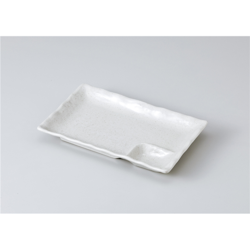 古林陶器 焼物皿 7.0仕切皿 粉引 1014250361 1個（ご注文単位1個）【直送品】