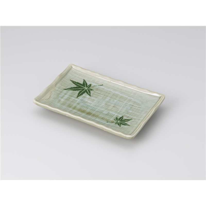 古林陶器 焼物皿 ビードロ紅葉長角6.0焼物皿 542601374 1個（ご注文単位1個）【直送品】