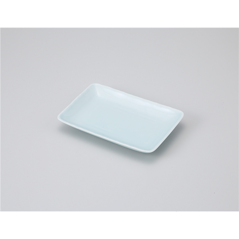 古林陶器 焼物皿 青白磁6.0長角皿 1114750278 1個（ご注文単位1個）【直送品】