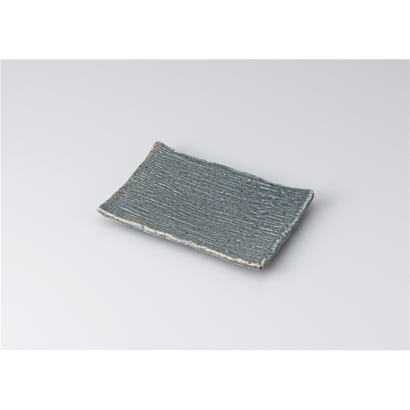 古林陶器 焼物皿 凛串皿 土物風ブルー 1313910151 1個（ご注文単位1個）【直送品】