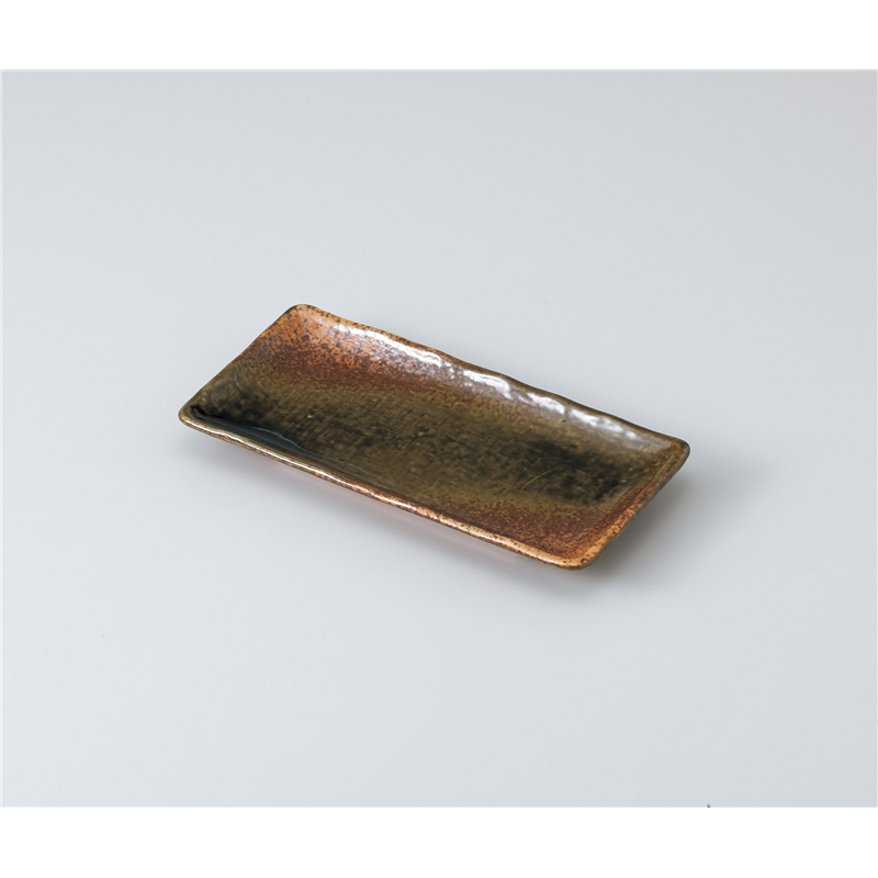 古林陶器 焼物皿 オリベ吹お好み皿 1014640430 1個（ご注文単位1個）【直送品】