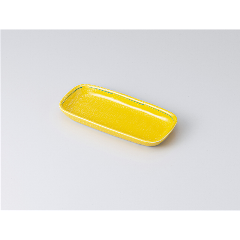 古林陶器 焼物皿 黄輝 串皿 1314110378 1個（ご注文単位1個）【直送品】