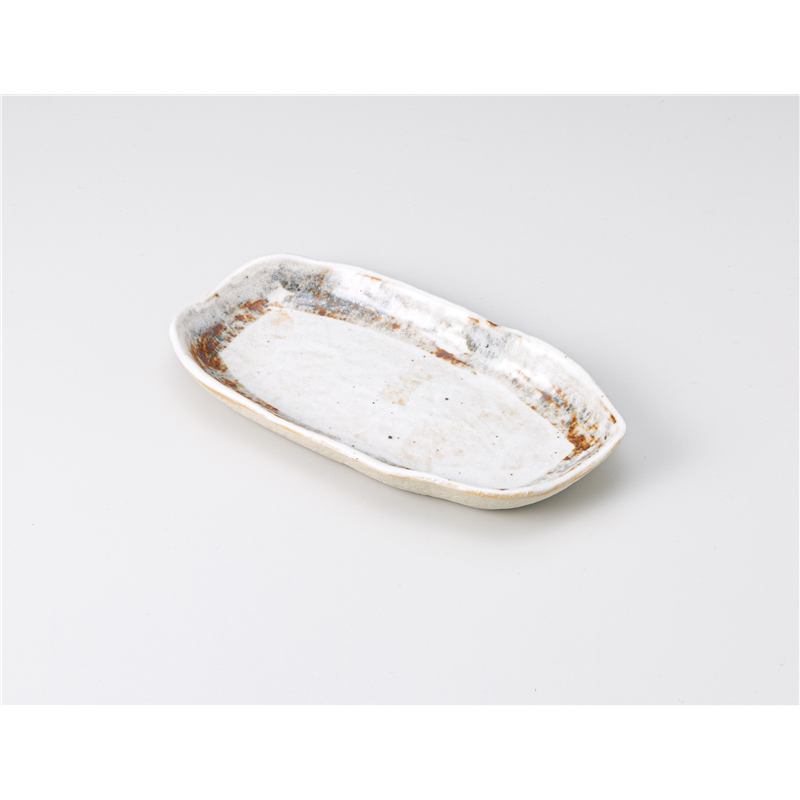 古林陶器 焼物皿 ねずみ志野串皿 819130474 1個(ご注文単位1個)【直送品】