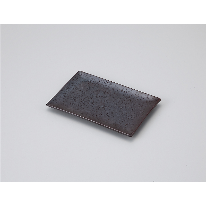 古林陶器 焼物皿 黒結晶串皿 1114940116 1個（ご注文単位1個）【直送品】