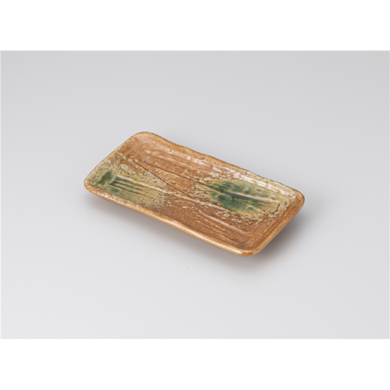 古林陶器 焼物皿 そぎ型串皿 伊賀 1214950461 1個（ご注文単位1個）【直送品】