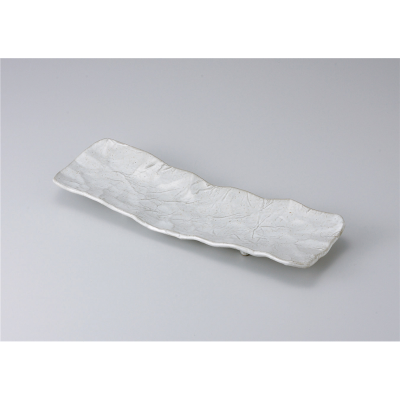 古林陶器 さんま皿 手折り粉引ハンテンサンマ皿 514240251 1個（ご注文単位1個）【直送品】