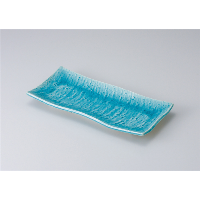 古林陶器 さんま皿 トルコ貫入さんま皿 514330173 1個（ご注文単位1個）【直送品】