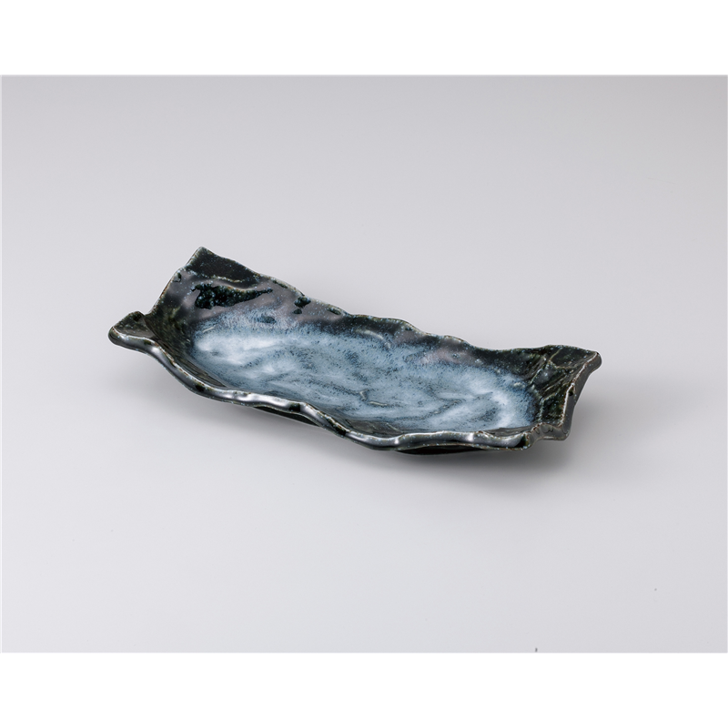 古林陶器 さんま皿 おぼろ月波オードブル皿 1015230147 1個（ご注文単位1個）【直送品】