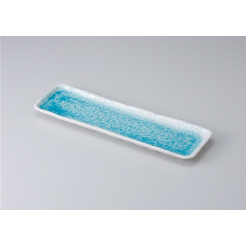 古林陶器 さんま皿 白流水特長皿 514520277 1個（ご注文単位1個）【直送品】