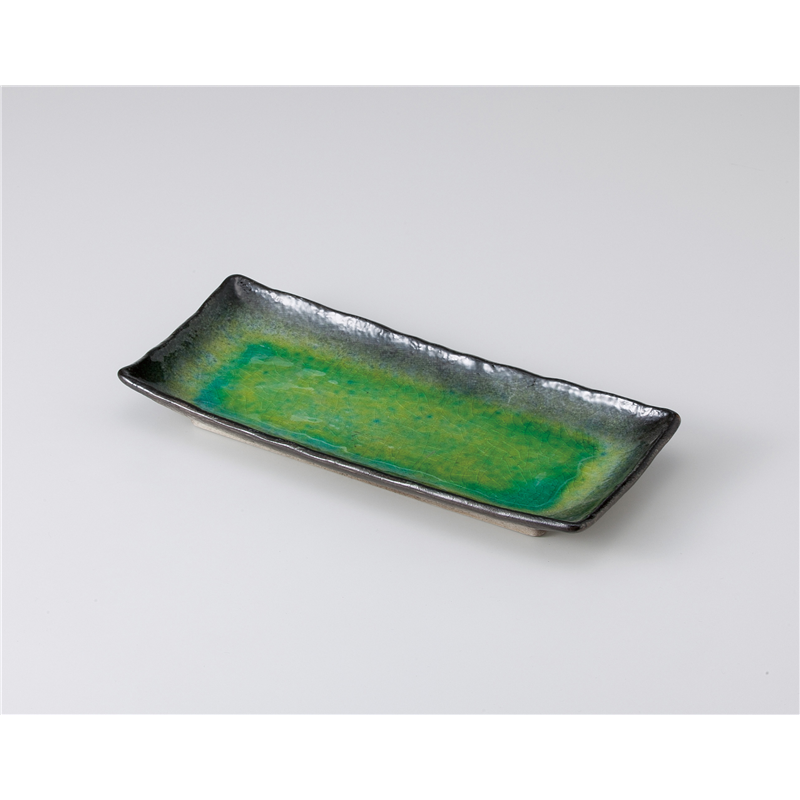 古林陶器 さんま皿 藍染ヒワさんま皿 1015550201 1個（ご注文単位1個）【直送品】