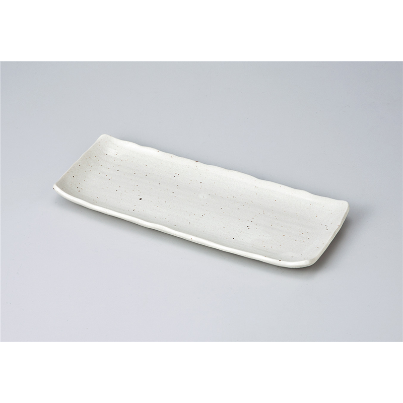 古林陶器 さんま皿 小倉粉引長角皿 714050147 1個（ご注文単位1個）【直送品】