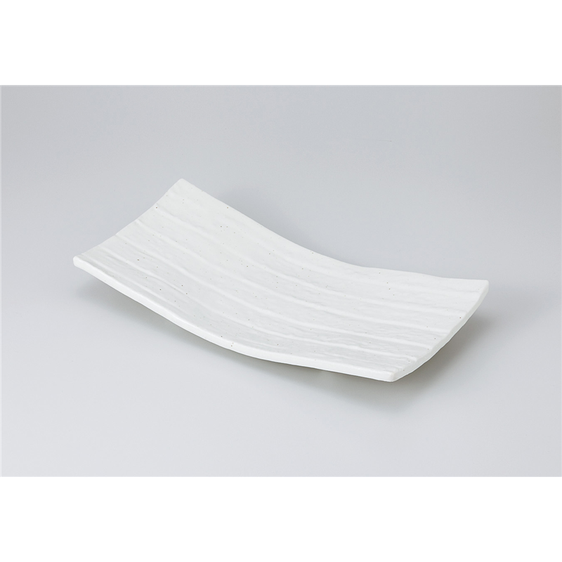 古林陶器 さんま皿 粉引四足まな板皿 915820215 1個（ご注文単位1個）【直送品】