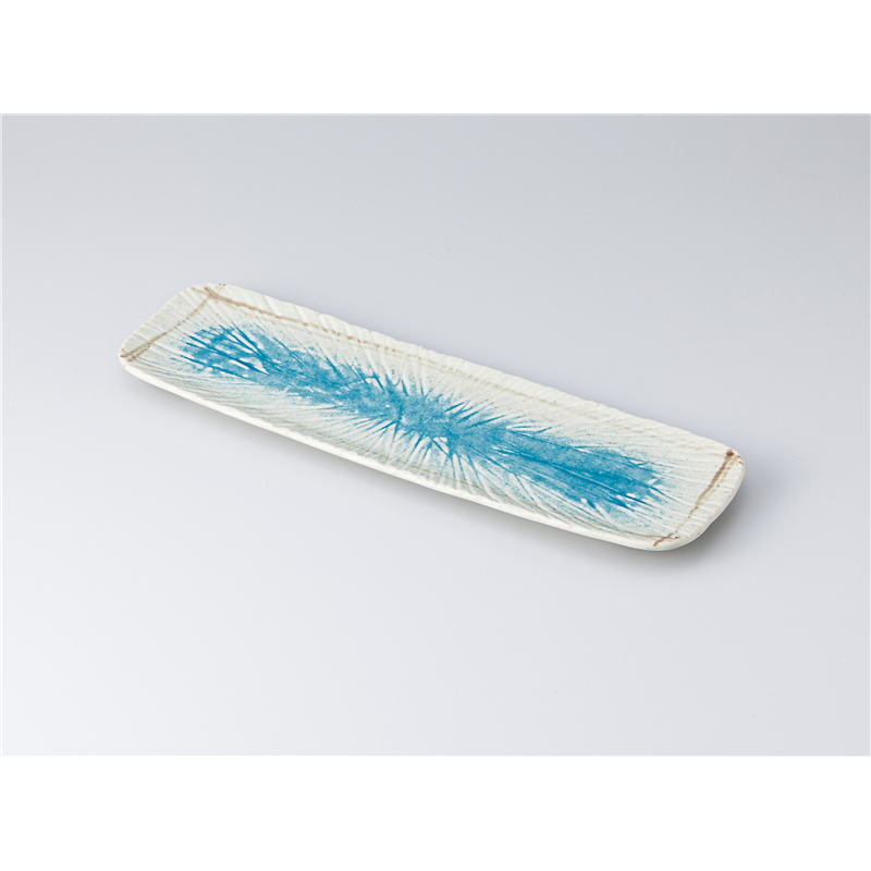 古林陶器 さんま皿 湧水36cm細角皿 1315020226 1個（ご注文単位1個）【直送品】