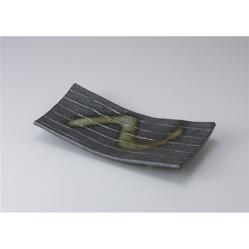 古林陶器 ほっけ皿 南蛮Nラインまな板皿 514830351 1個（ご注文単位1個）【直送品】