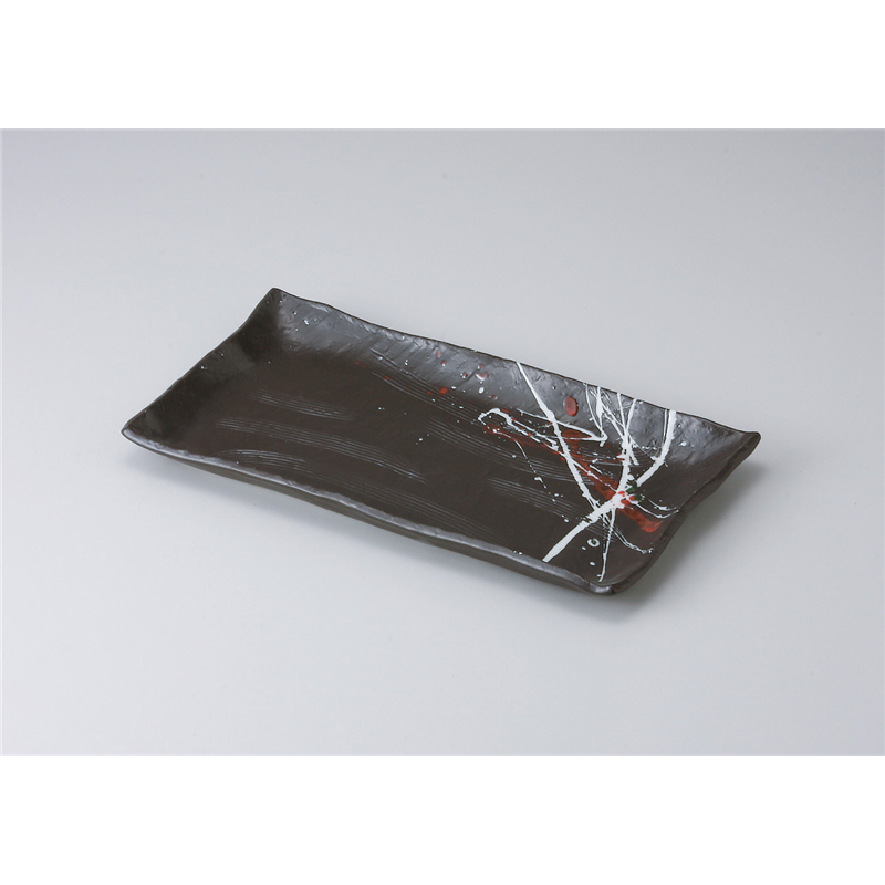 古林陶器 ほっけ皿 潮 串目長角大皿 514920115 1個（ご注文単位1個）【直送品】