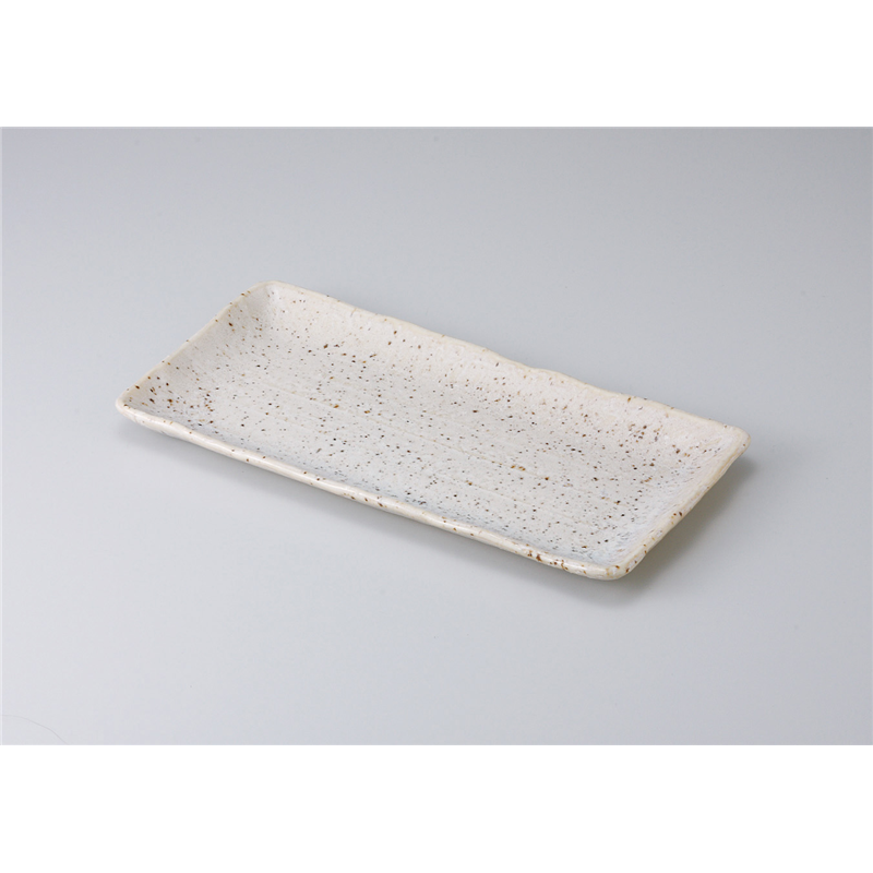 古林陶器 ほっけ皿 白うのふ長角ホッケ皿 514940215 1個（ご注文単位1個）【直送品】