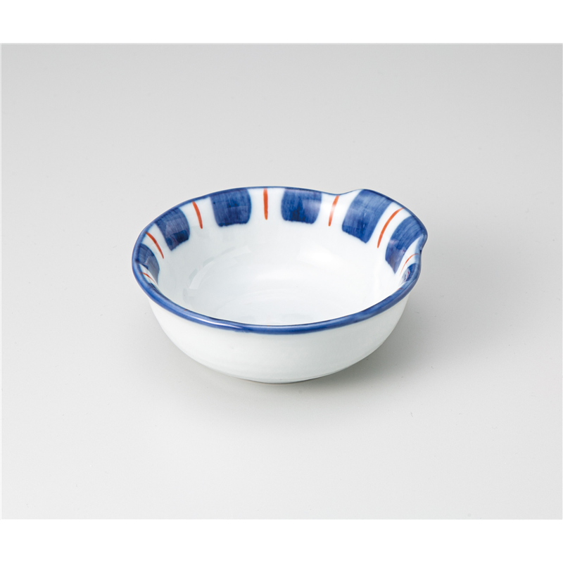 古林陶器 呑水・玉割 二色十草呑水 1216650470 1個（ご注文単位1個）【直送品】