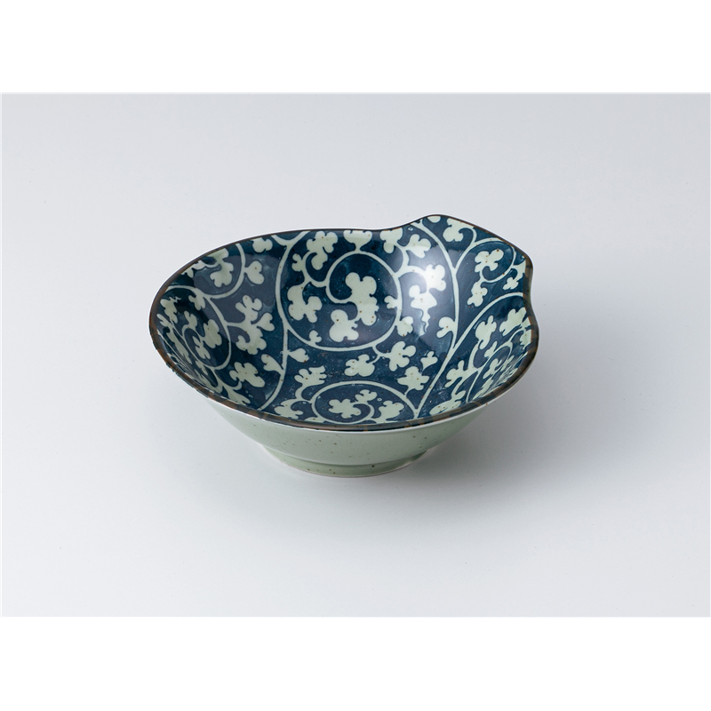 古林陶器 呑水・玉割 益子唐草 呑水 1315730240 1個（ご注文単位1個）【直送品】