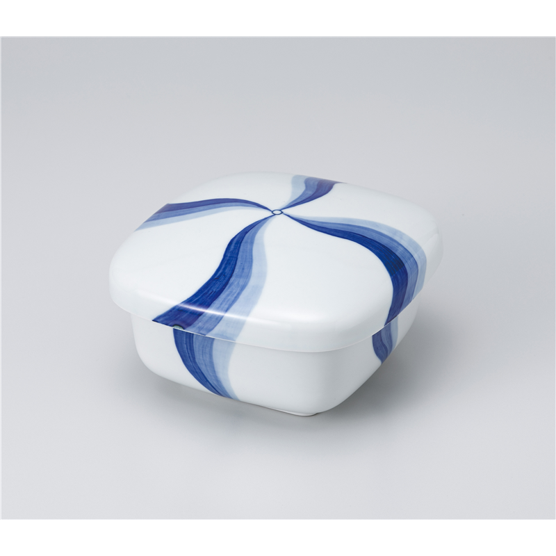 古林陶器 蓋物特選 流水角蓋物 1117330225 1個（ご注文単位1個）【直送品】