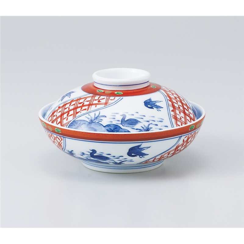 古林陶器 蓋物特選 万暦蓋向 917110130 1個（ご注文単位1個）【直送品】