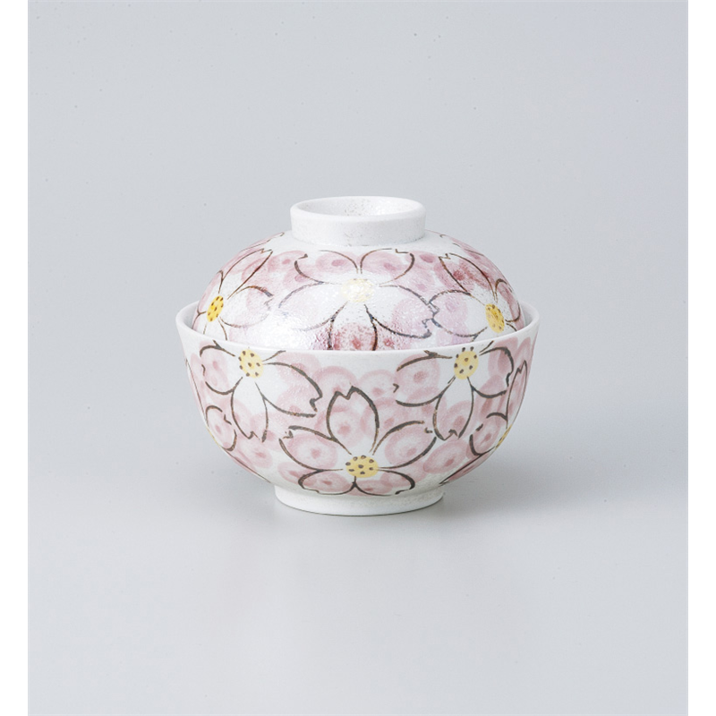 古林陶器 蓋物 ラスター華々煮物碗 816120578 1個（ご注文単位1個）【直送品】