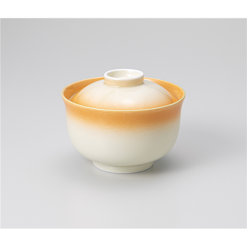 古林陶器 蓋物 黄彩円菓子碗 501640478 1個（ご注文単位1個）【直送品】