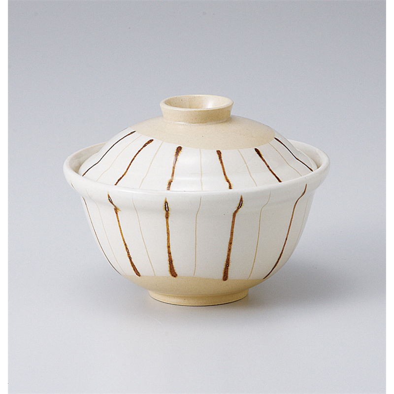 古林陶器 蓋物 錆十草福碗 501710571 1個（ご注文単位1個）【直送品】