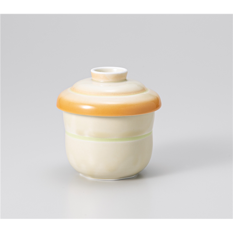 古林陶器 蒸椀 黄彩むし碗 515910178 1個（ご注文単位1個）【直送品】