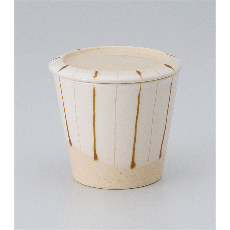 古林陶器 蒸椀 錆十草むし碗 515740271 1個（ご注文単位1個）【直送品】