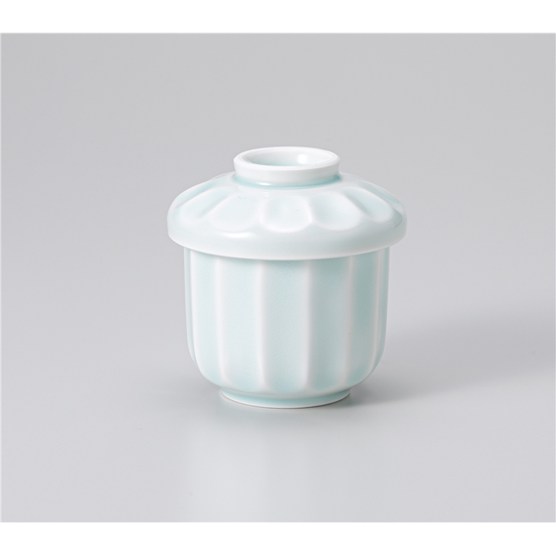 古林陶器 蒸椀 青白磁そぎ型むし碗 1217720274 1個（ご注文単位1個）【直送品】