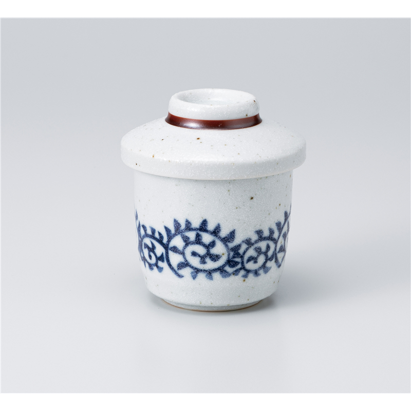 古林陶器 蒸椀 呉須唐草梨地ミニむし碗 1117930425 1個（ご注文単位1個）【直送品】