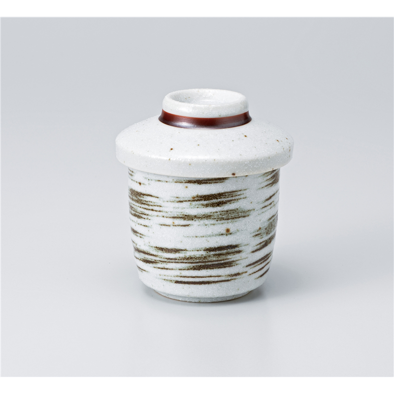古林陶器 蒸椀 茶刷毛ミニむし碗 1117930525 1個（ご注文単位1個）【直送品】