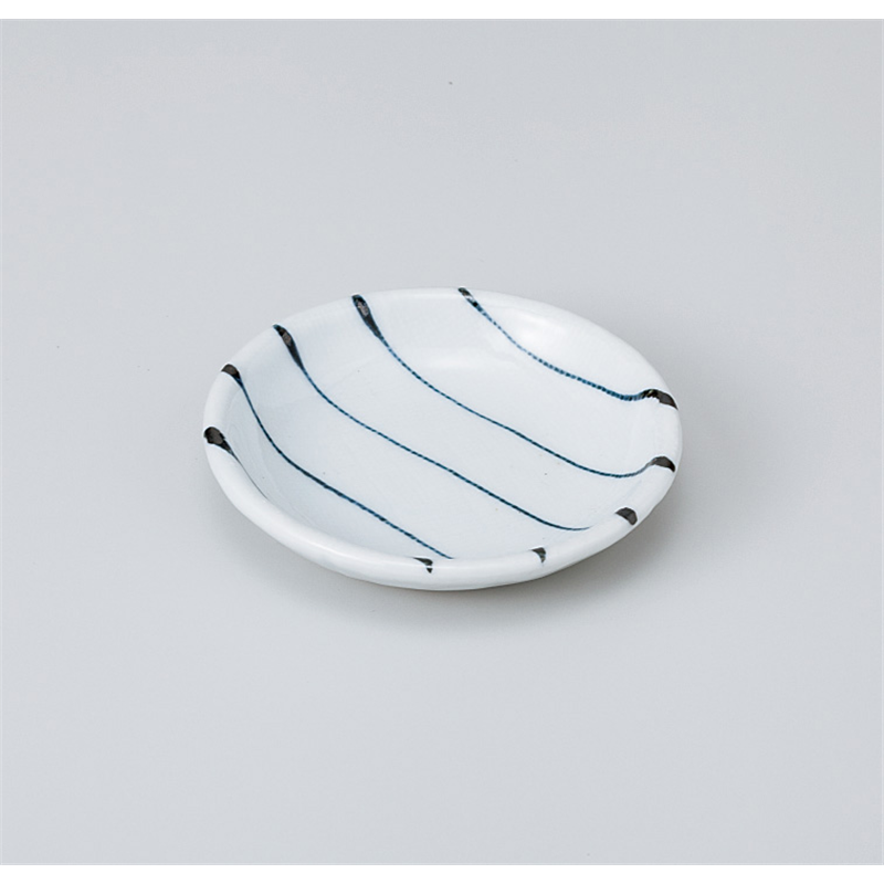 古林陶器 小皿 ストライプ3.0小皿 918910447 1個（ご注文単位1個）【直送品】