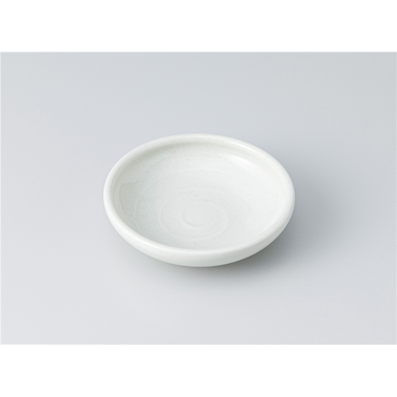 古林陶器 小皿 粉引うず 3.0深皿 1317240540 1個（ご注文単位1個）【直送品】