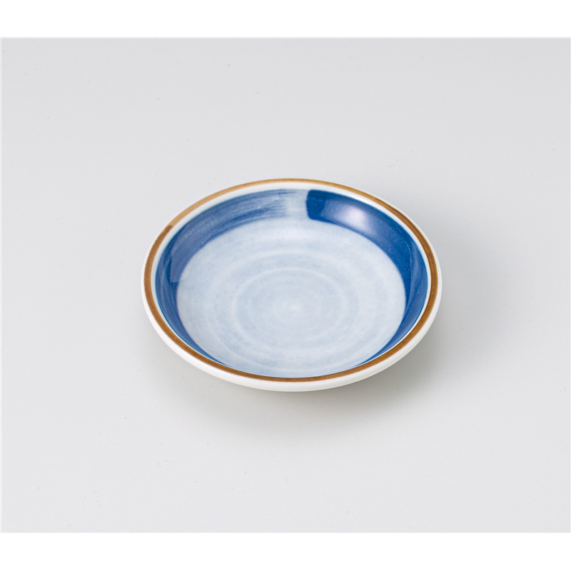 古林陶器 小皿 うず潮 3.0深口皿 1218510640 1個（ご注文単位1個）【直送品】