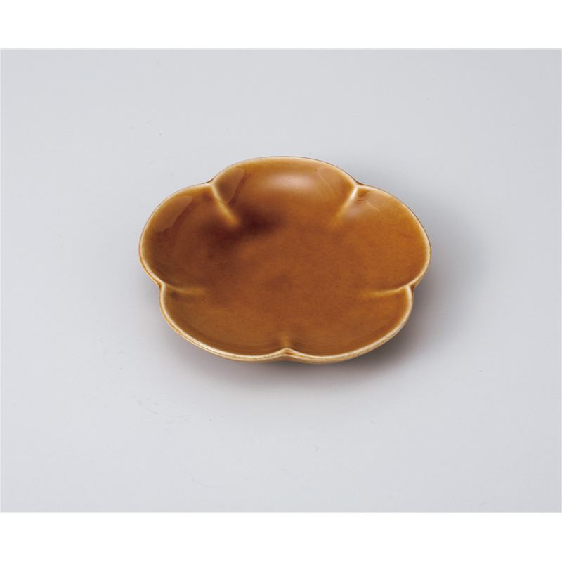 古林陶器 小皿 七色小皿(花/アメ) 1019530463 1個（ご注文単位1個）【直送品】