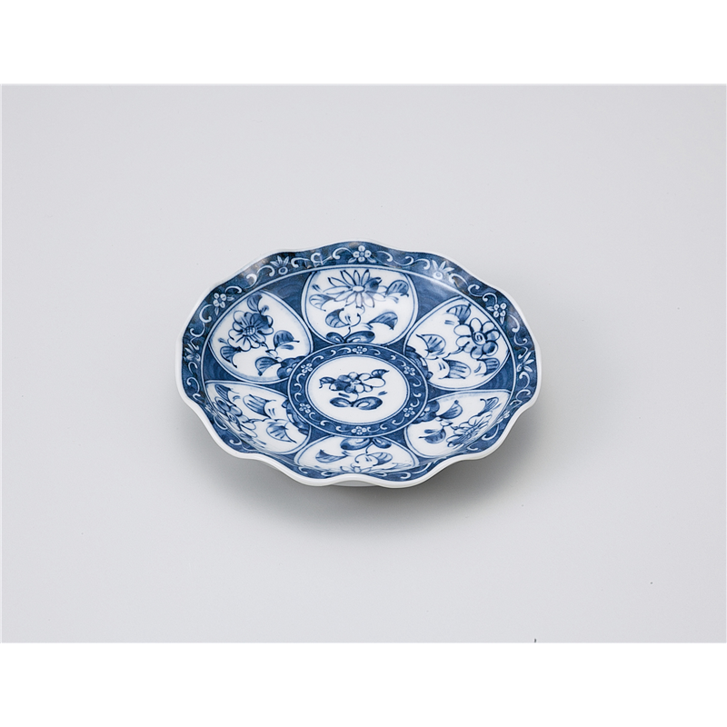 古林陶器 小皿 小花唐草3.5寸皿 1118640679 1個（ご注文単位1個）【直送品】