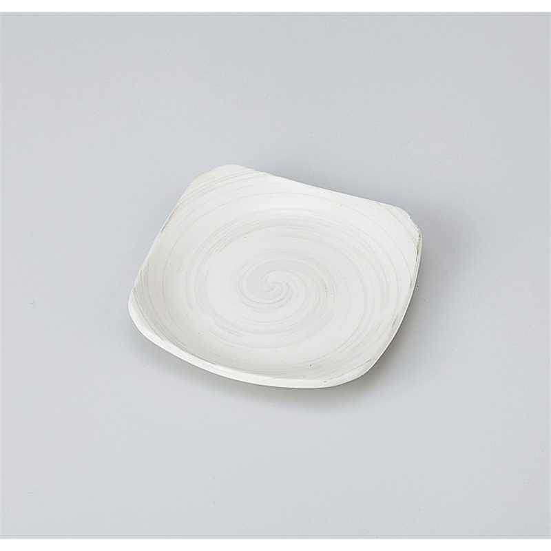 古林陶器 小皿 新粉引角小皿 919240140 1個（ご注文単位1個）【直送品】