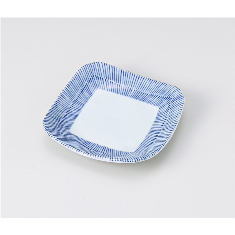 古林陶器 小皿 京十草 角小皿 1218760640 1個（ご注文単位1個）【直送品】