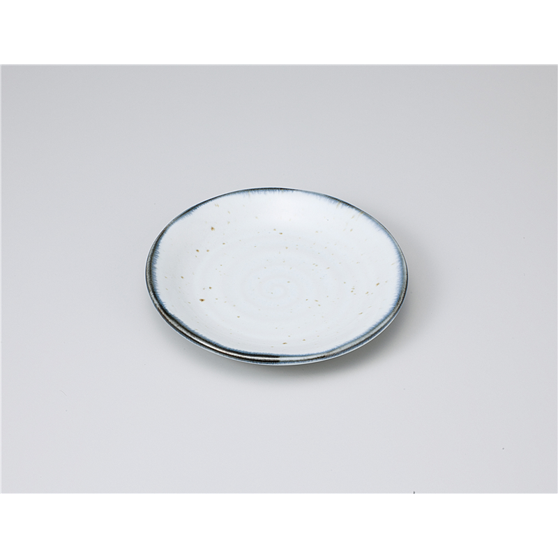 古林陶器 和皿(丸) 白均窯六兵衛4.0皿 1119150435 1個（ご注文単位1個）【直送品】