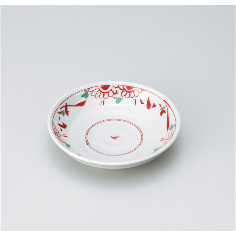 古林陶器 和皿(丸) 赤絵錦14cm皿 1317940225 1個（ご注文単位1個）【直送品】