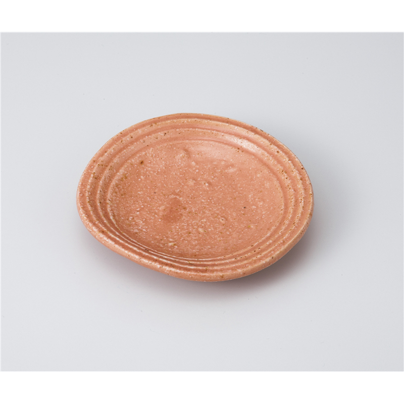 古林陶器 和皿(丸) 三ツ足小皿 茶 1019840557 1個（ご注文単位1個）【直送品】